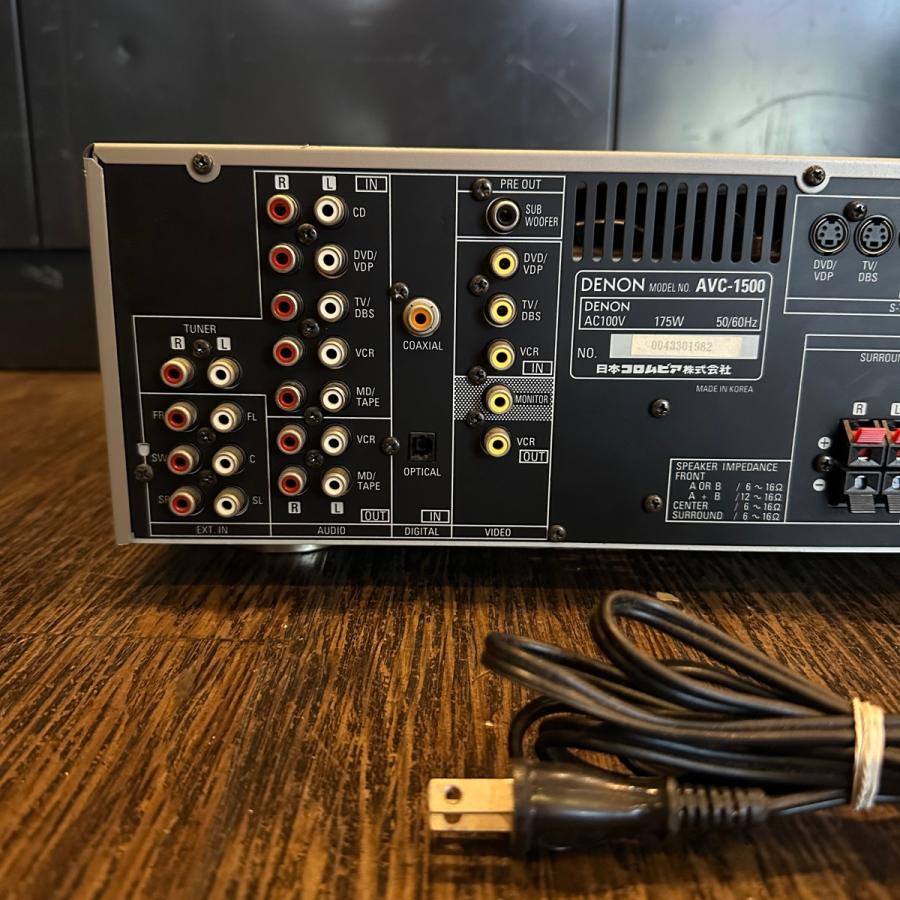 DENON Denon AVC-1500 AVアンプ デノン -e340 : GrunSound Yahoo DENON Denon AVC-1500 AVアンプ デノン -e340 : GrunSound Yahoo