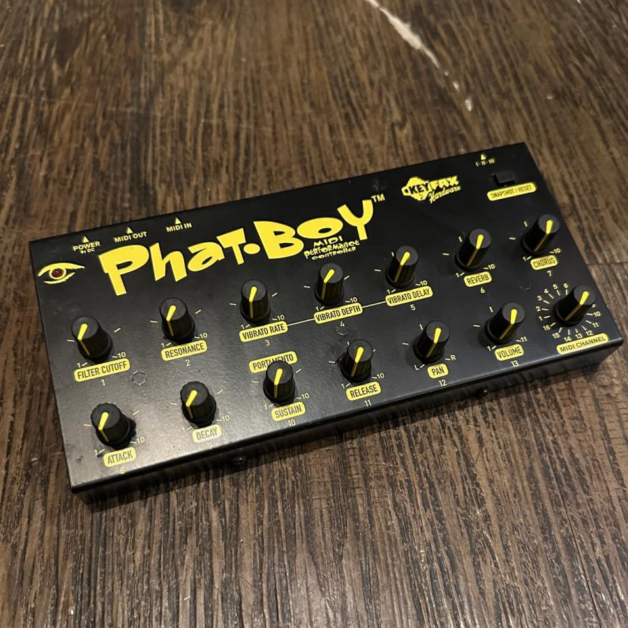 Keyfax Phat-Boy MIDIコントローラー GMEDIA (KEYFAX) PHATBOY MIDI CONTROLLER FOR SYNTHESIZED VST