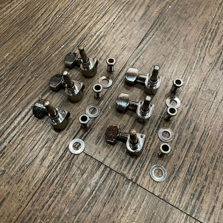 Yamaha エレキギター用 片側六連ペグ クロームパーツ Guitar Parts GrunSoundf317