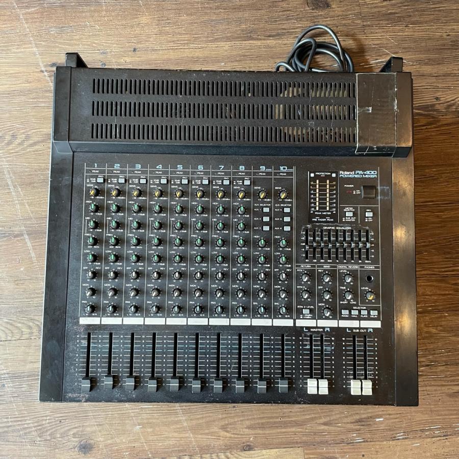 ローランド Roland PA-400 Powered Mixer パワードミキサー ローランド Roland PA-400 Powered Mixer パワードミキサー