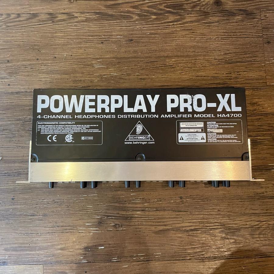 Behringer HA4700 PowerPlay PRO-XL べリンガー 4ch ヘッドホンアンプ