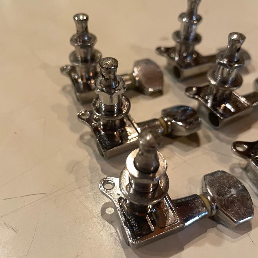 GOTOH エレキベース用パーツセット Gotoh Compact Bass Tuner GB707 Chrome 2 per side 3121CX