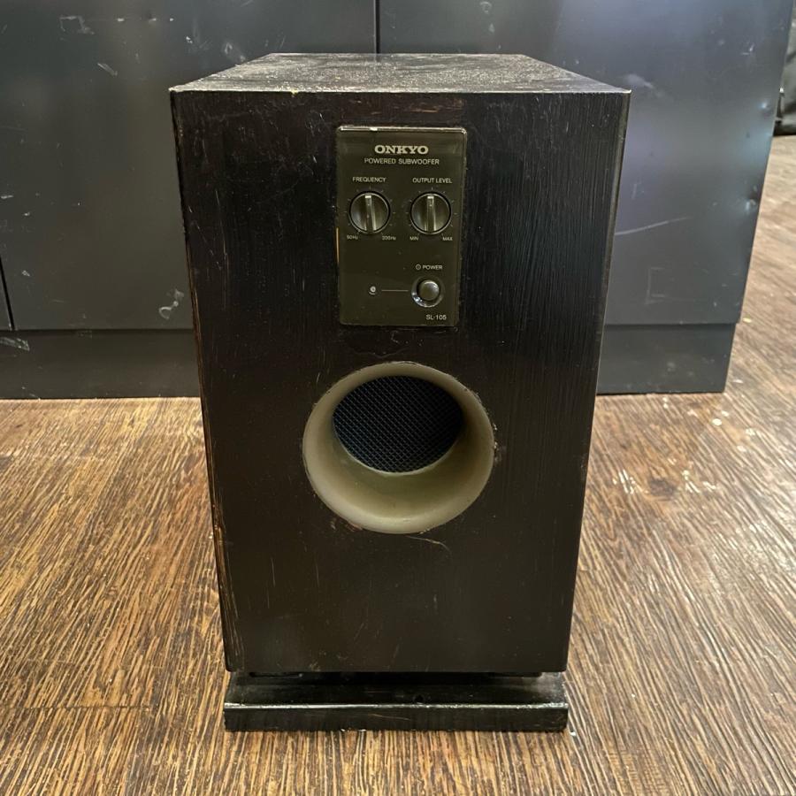 ONKYO Onkyo SL-105 オンキョー パワード サブウーファー アンプ ONKYO Onkyo SL-105 オンキョー パワード サブウーファー アンプ