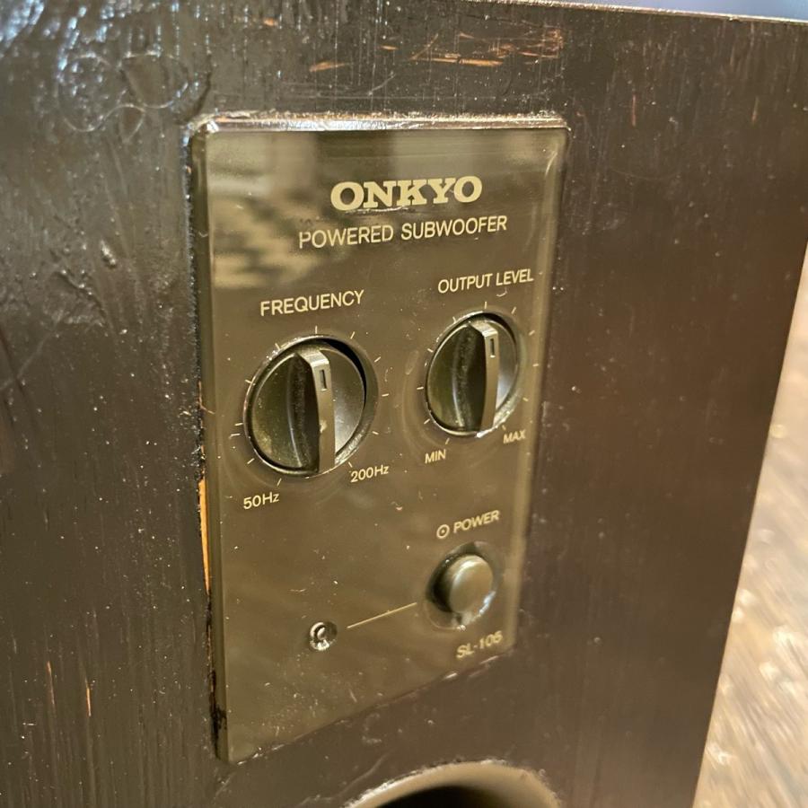 ONKYO Onkyo SL-105 オンキョー パワード サブウーファー アンプ ONKYO Onkyo SL-105 オンキョー パワード サブウーファー アンプ