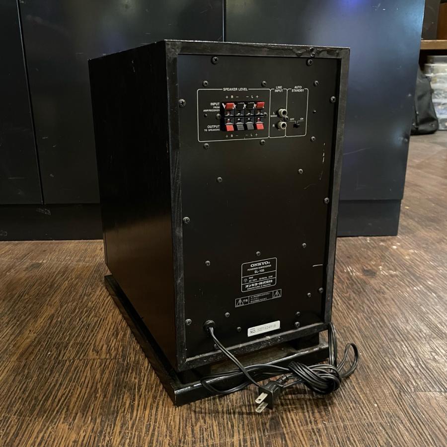 ONKYO Onkyo SL-105 オンキョー パワード サブウーファー アンプ ONKYO Onkyo SL-105 オンキョー パワード サブウーファー アンプ