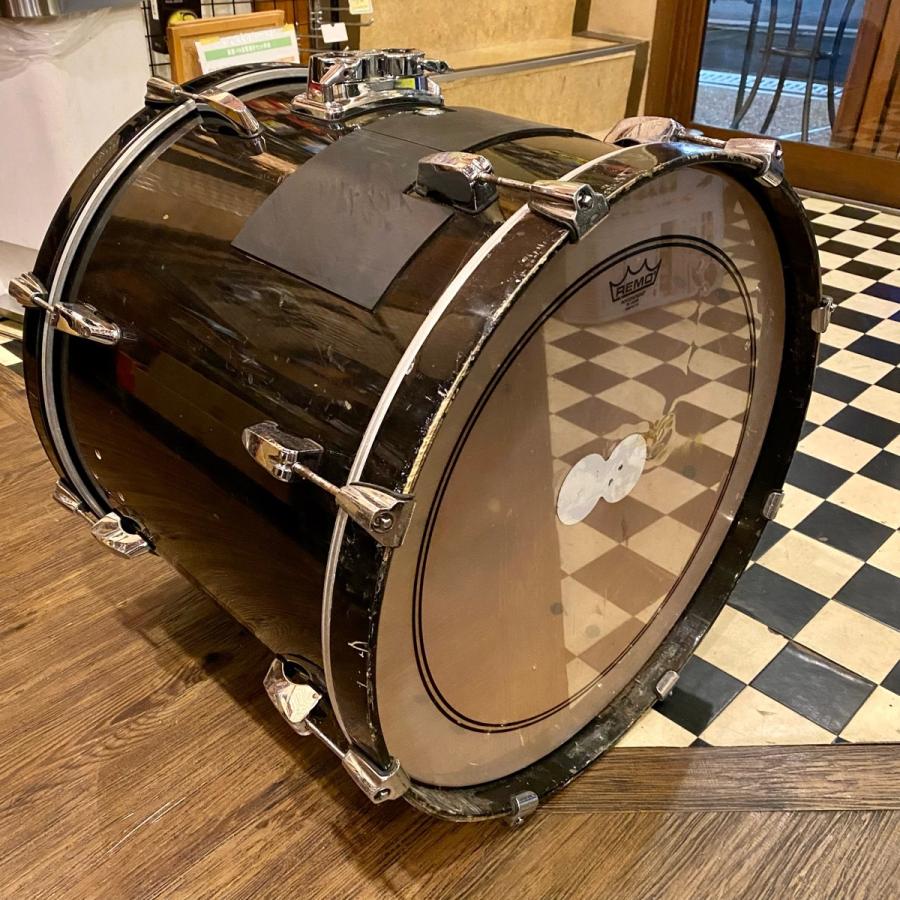 Pearl パール バスドラム 木胴 22×20インチ レッグ欠品 黒 -GrunSound 