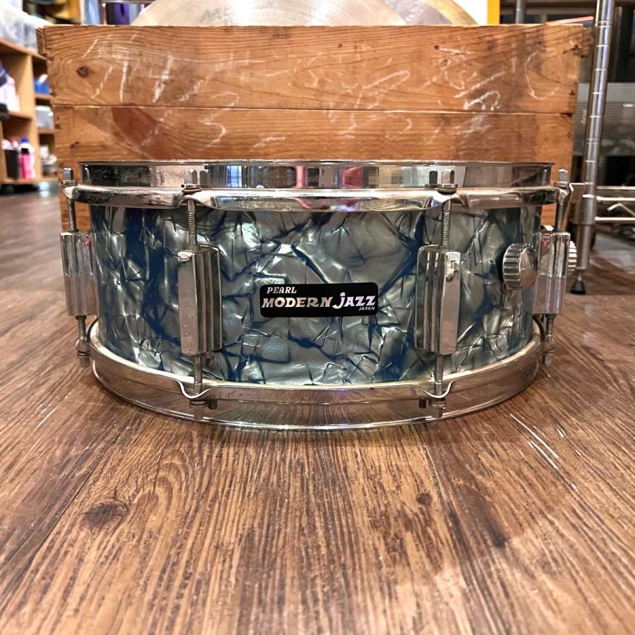 Pearl Modern Jazz スネアドラム 14×5.5インチ ブルーマリンスパークル GrunSoundh343