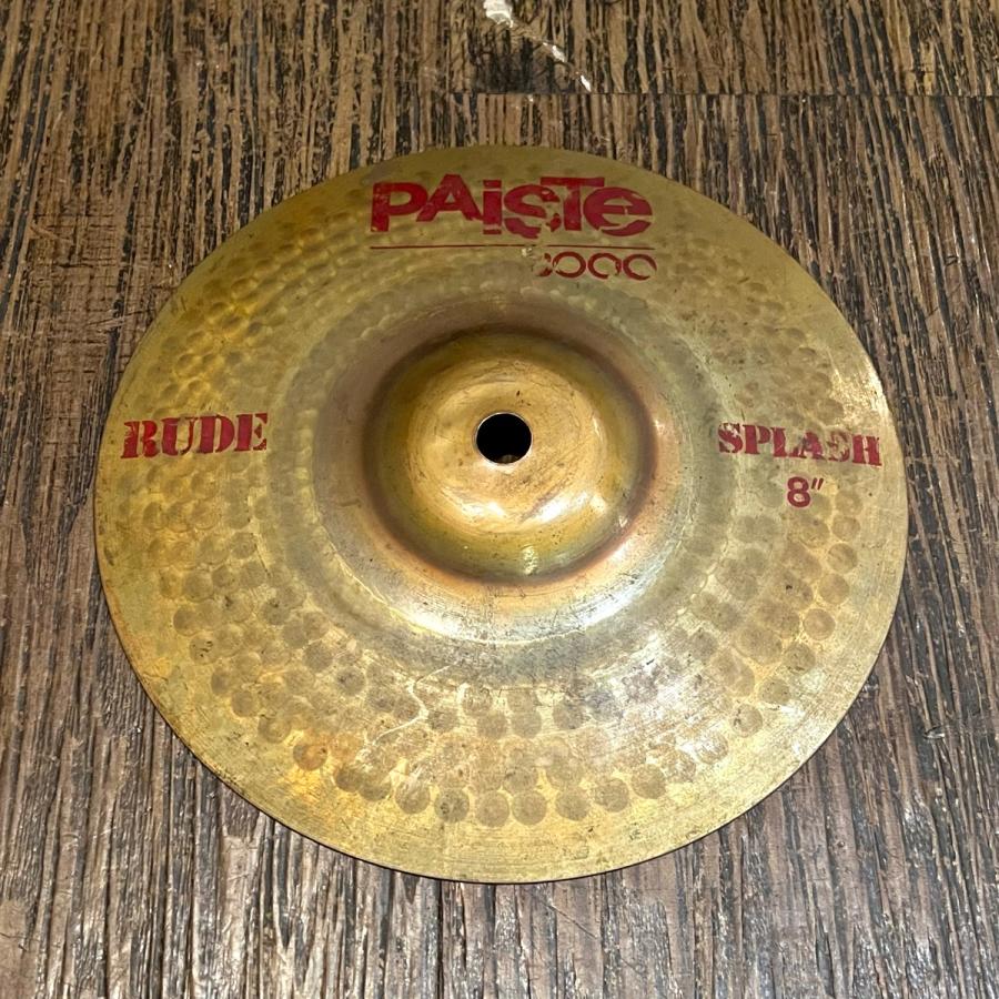 PAiSTe 3000 Rude スプラッシュシンバル 8インチ -GrunSound-h453