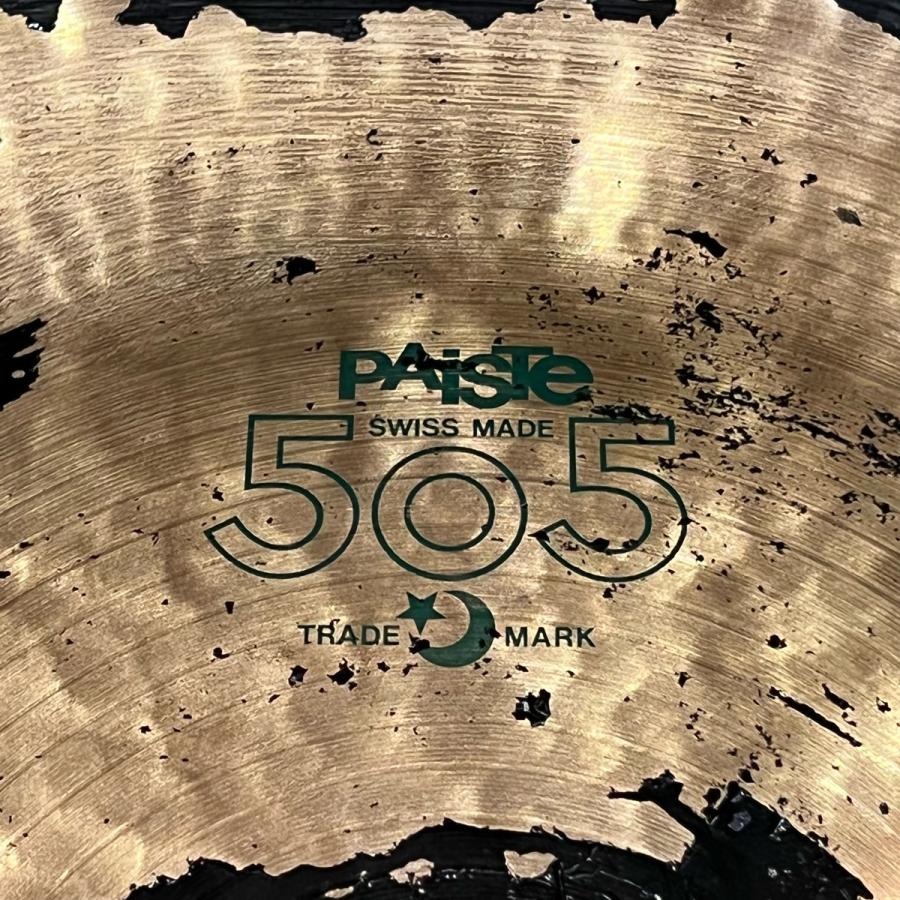 Paiste パイステ 505 China Type チャイナシンバル 18インチ 割れあり