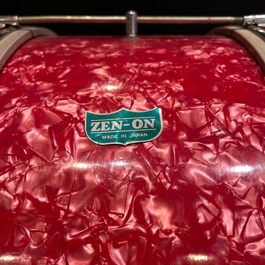 Zen-On 全音 コンサート用 バスドラム 大太鼓 レッド 20×9インチ