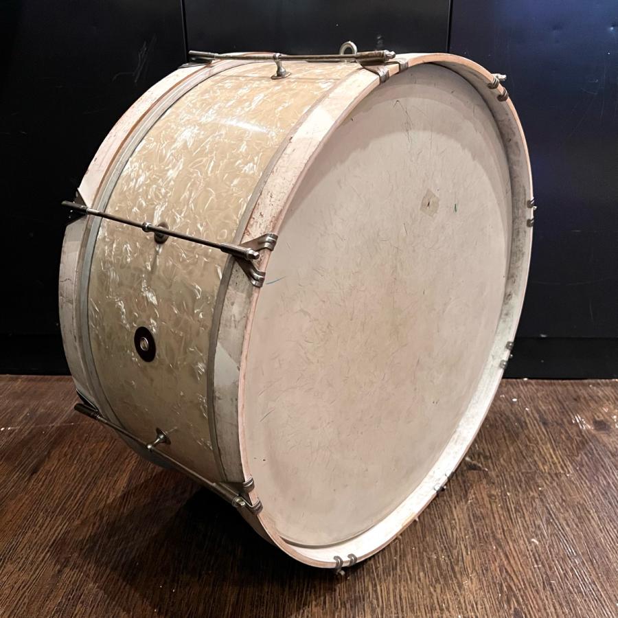 Zen-On 全音 コンサート用 バスドラム 大太鼓 ホワイト 24×10インチ