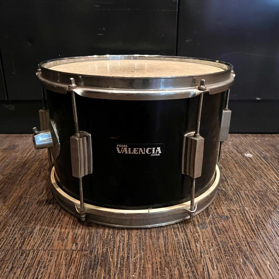 パール８インチタムタム（古いですが良い音出ます）(値下しました） Pearl パール Valencia series タムタム 12×8インチ ブラック -h658
