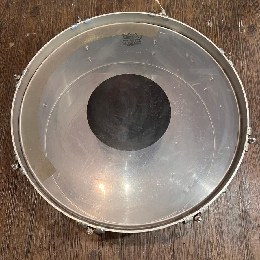 スズキ楽器 コンサート用バスドラム 大太鼓 シルバー 18×7インチ