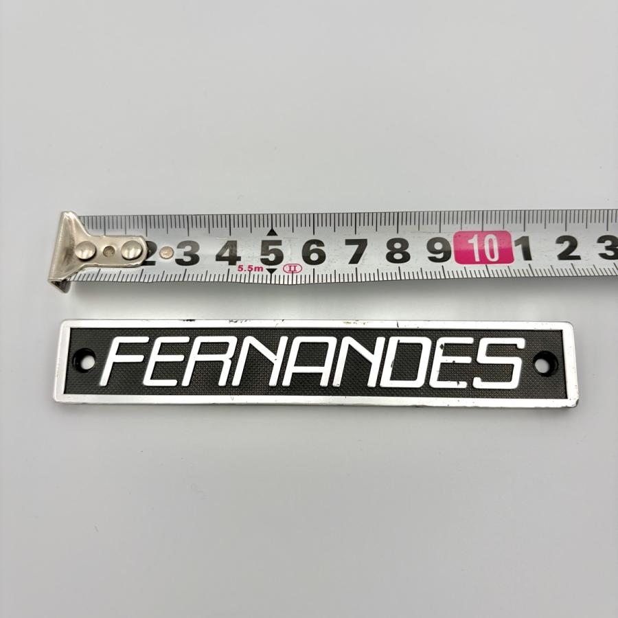 FERNANDES（フェルナンデス） Fernandes Amp Silver Logo Badge 17.5cm