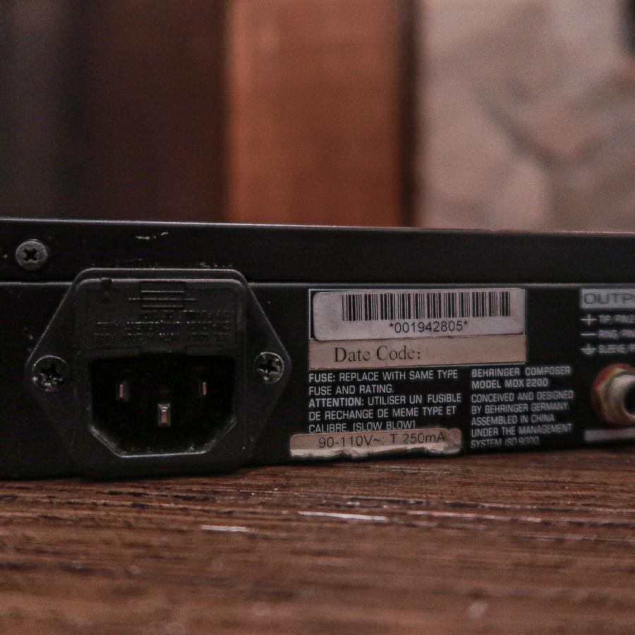 BEHRINGER MDX2200 ベリンガー コンプレッサー ジャンク