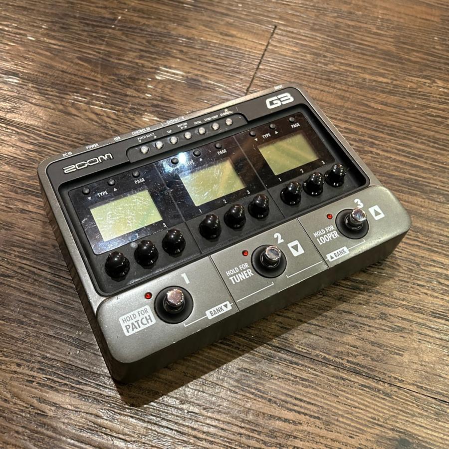 ZOOM G3 ギターマルチエフェクター(ACアダプター,USBケーブル付) ZOOM G3 ギターマルチエフェクター(ACアダプター,USBケーブル付