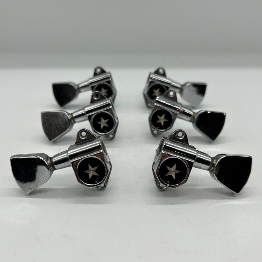 Greco（グレコ） ヴィンテージ エレキギター用 クローム 片側3連ペグ