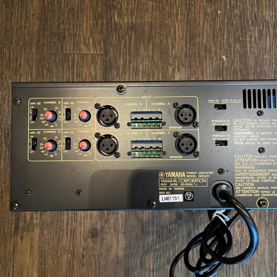 YAMAHA Yamaha XM4220 Power Amplifier 4ch パワーアンプ ヤマハ YAMAHA Yamaha XM4220 Power Amplifier 4ch パワーアンプ ヤマハ