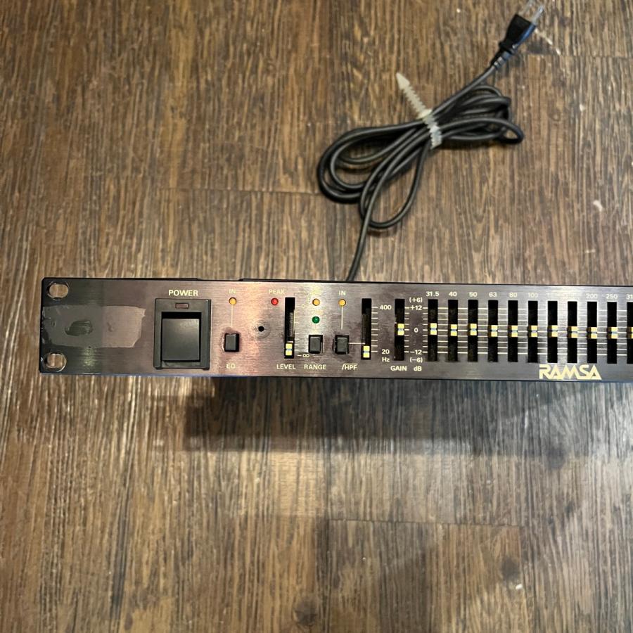 Panasonic Ramsa WZ-9311 Graphic Equalizer グラフィック Panasonic Ramsa WZ-9311 Graphic Equalizer グラフィック
