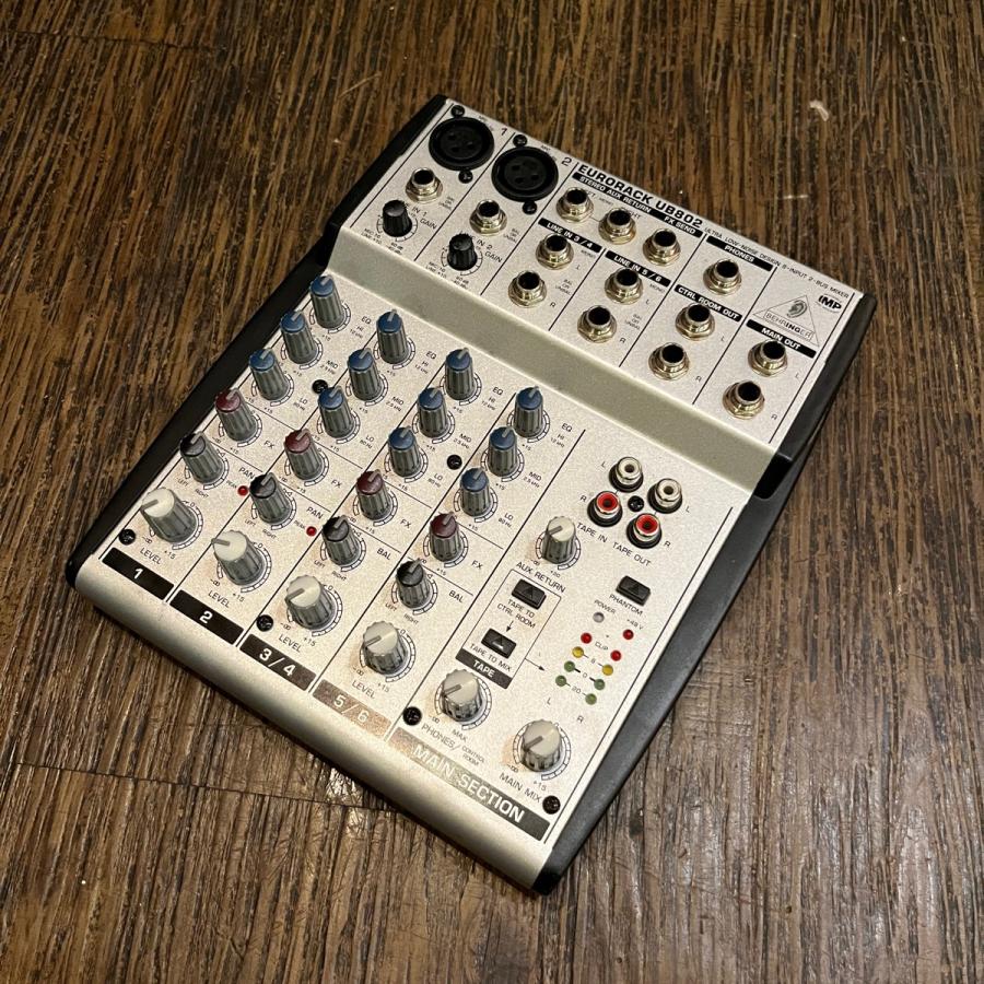 小型ミキサー BEHRINGER EURORACK UB802 Used Behringer UB802 Unpowered Mixer | Guitar Center