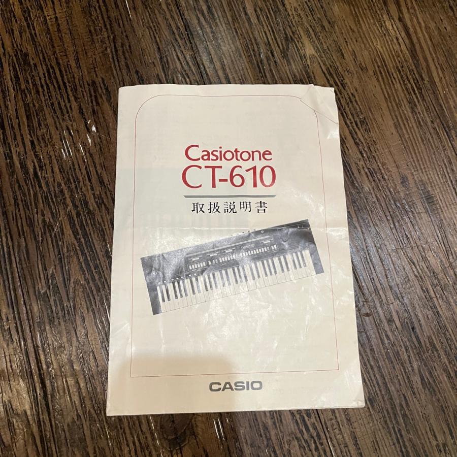 Casio CT-610 Casiotone Keyboard カシオ キーボード ジャンク - m639｜grun-sound｜08