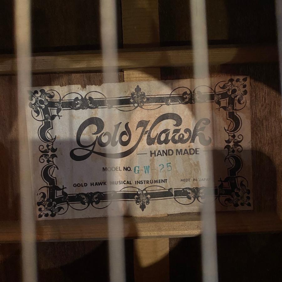 YAMAKI Gold Hawk ジャパンビンテージ アコースティックギター Gold Hawk GW-25 Acoustic Guitar Yamaki ゴールドホーク