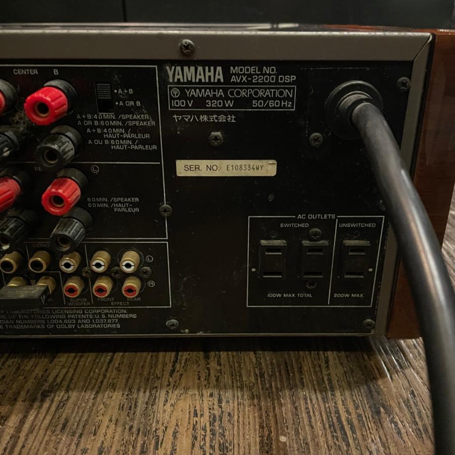 YAMAHA AVサラウンド アンプ AVX-2200DSP 動作品 音響機器
