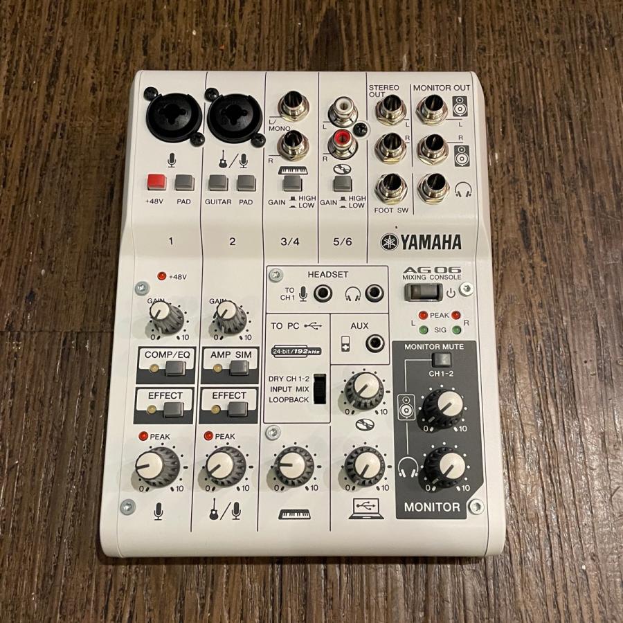 YAMAHA（ヤマハ） Yamaha AG06 DTM レコーディング PA オーディオ