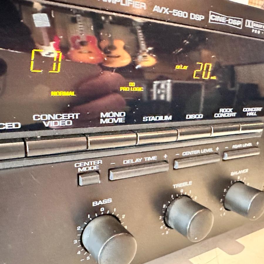 YAMAHA（ヤマハ） Yamaha AVX-590DSP AVアンプ 映画鑑賞 音楽鑑賞 動作