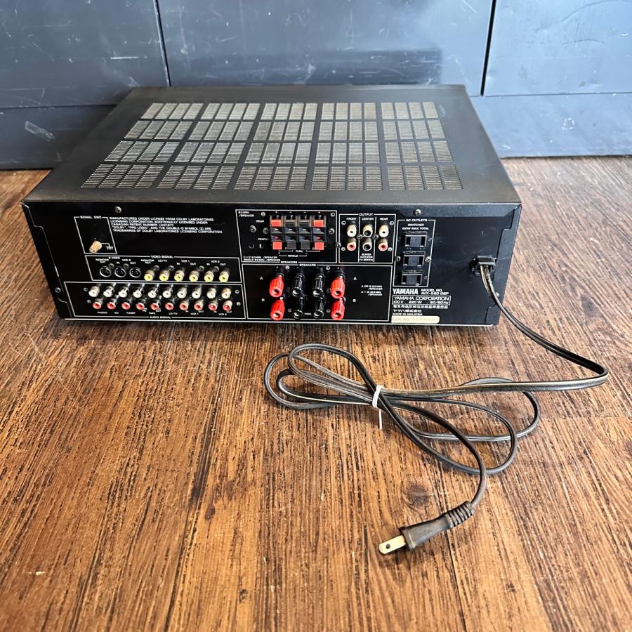 ★YAMAHA ヤマハ　AVアンプ AVX-590DSP YAMAHA（ヤマハ） Yamaha AVX-590DSP AVアンプ 映画鑑賞 音楽鑑賞 動作