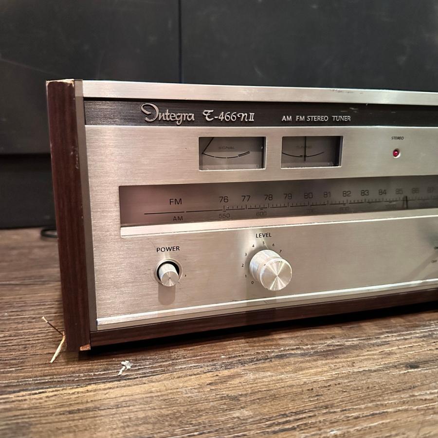 ONKYO オンキョー Integra T-466NII FM/AMチューナー ONKYO（オンキヨー） Onkyo Integra T-466NII AM-FM Stereo Tuner Wood