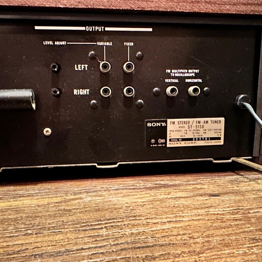 SONY（ソニー） Sony ST-5150 Solid State FM Stereo Tuner FM/AM