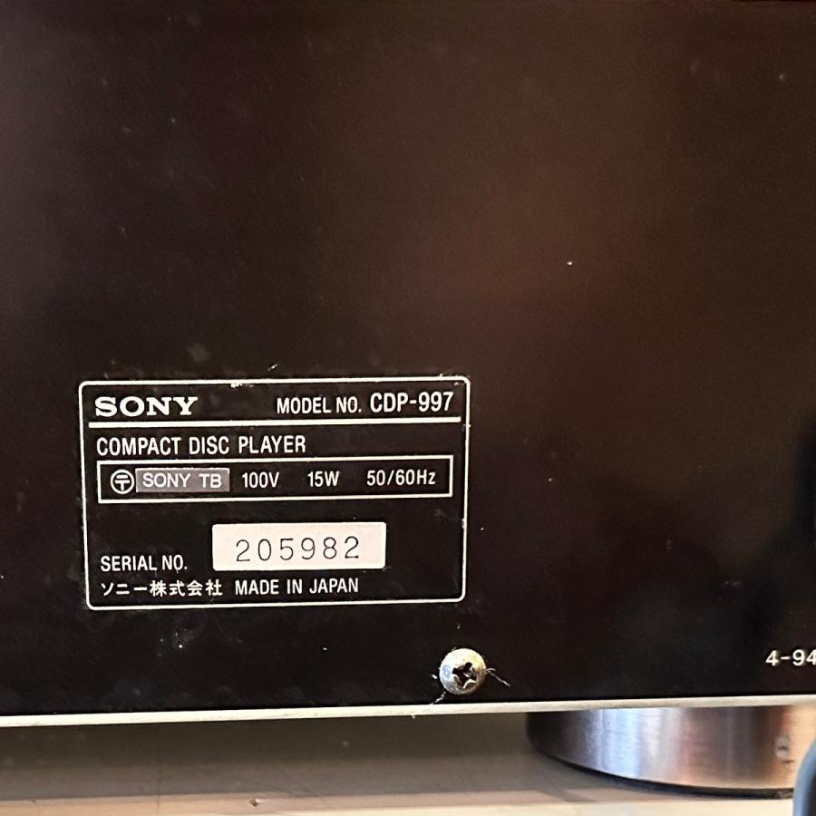 SONY（ソニー） Sony CDP-997 Pulse D/A Converter Compact Disc