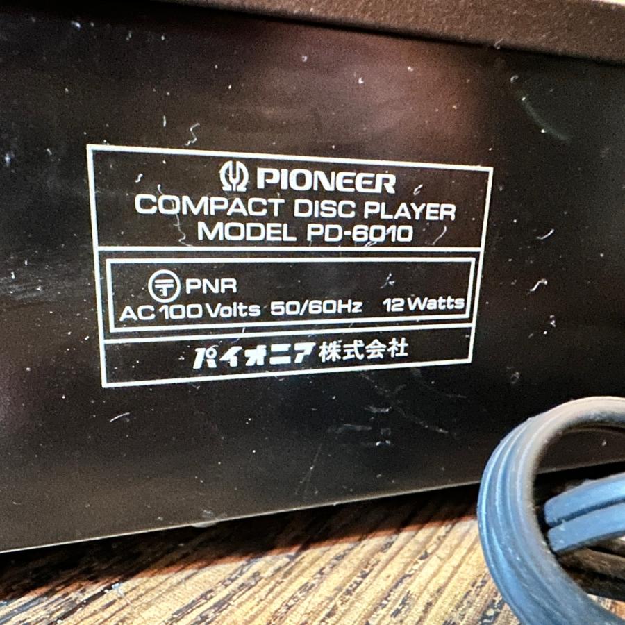 Pioneer（パイオニア） Pioneer PD-6010 Compact Disc Player CD