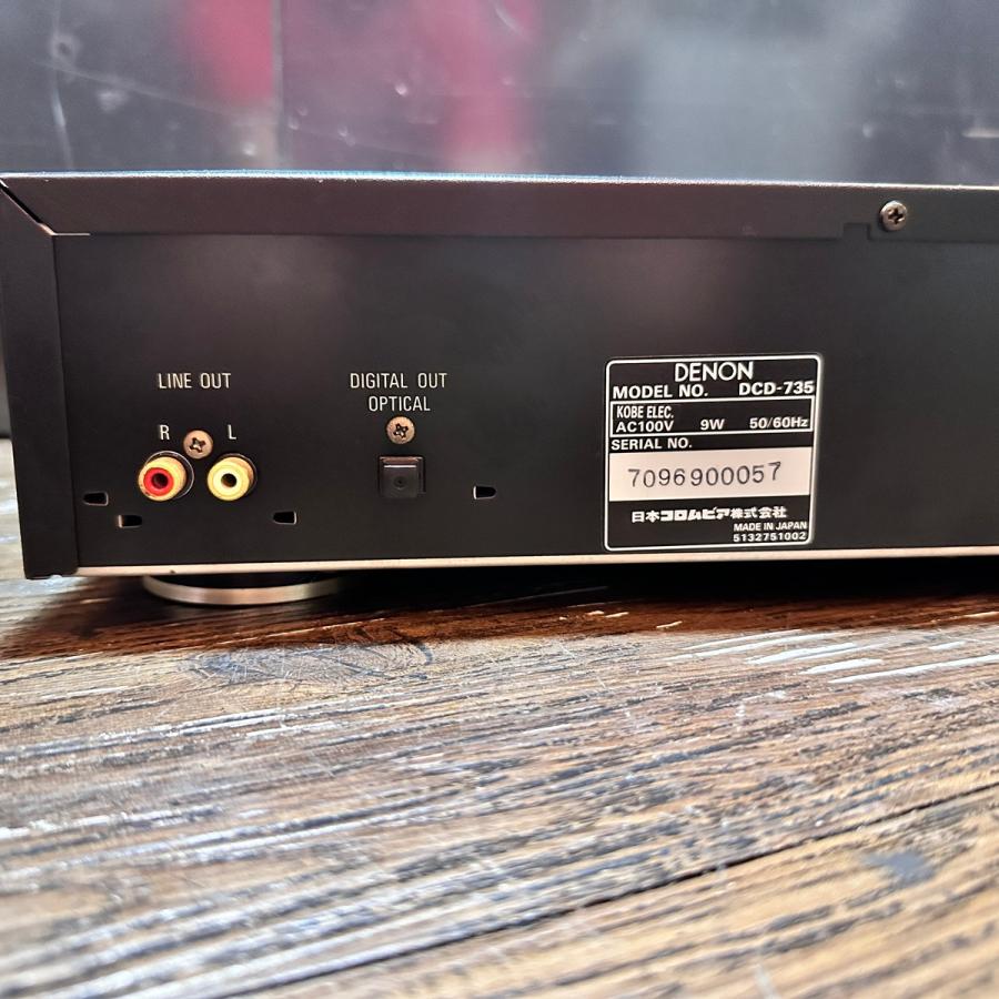DENON（デノン） Denon DCD-735 Compact Disc Player CDプレーヤー ΛS