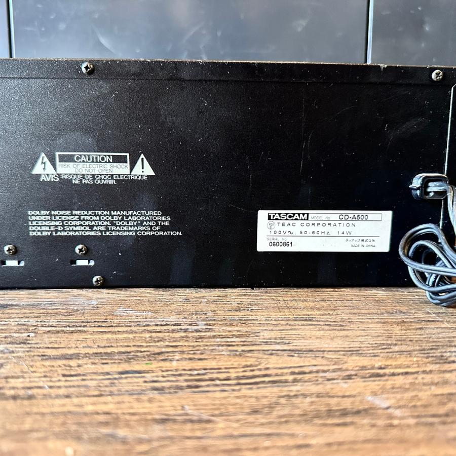 TASCAM Tascam CD-A500 CD Player / Reversible Cassette Deck CD