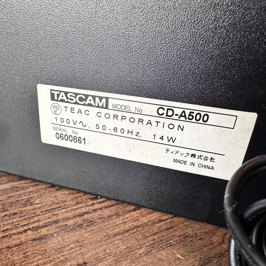 TASCAM Tascam CD-A500 CD Player / Reversible Cassette Deck CD