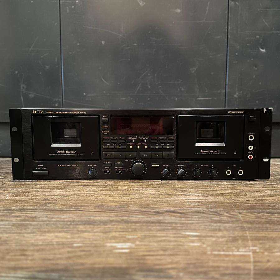 TOA Toa FD-20 Stereo Double Cassette Deck ダブルカセットデッキ