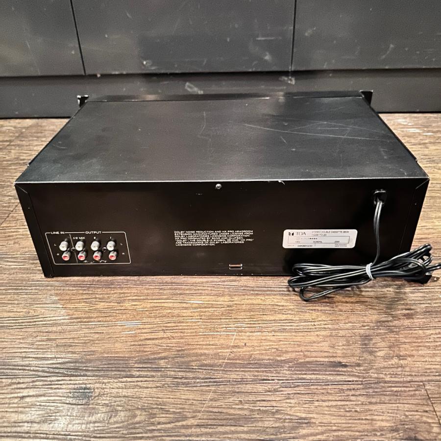 TOA Toa FD-20 Stereo Double Cassette Deck ダブルカセットデッキ