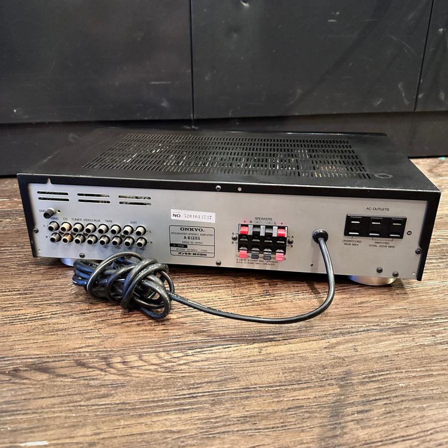 ONKYO（オンキヨー） Onkyo A-812XG 1989年製 MM/MC対応 Twin Turbo