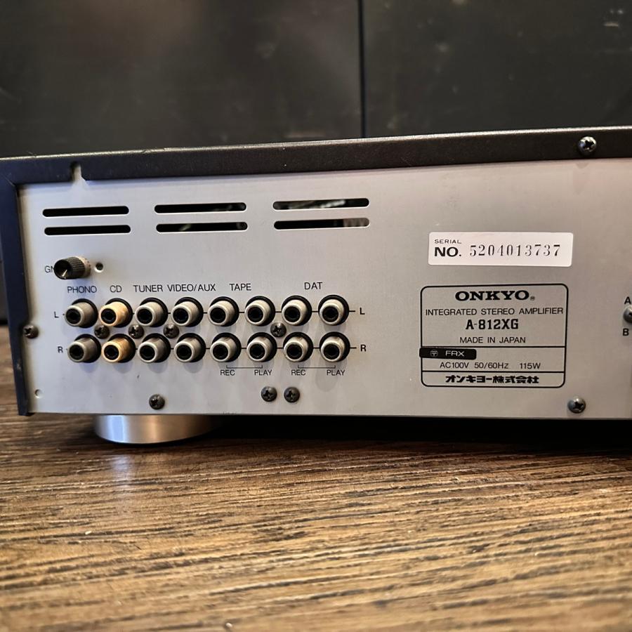 ONKYO（オンキヨー） Onkyo A-812XG 1989年製 MM/MC対応 Twin Turbo