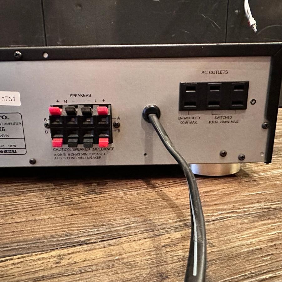 ONKYO（オンキヨー） Onkyo A-812XG 1989年製 MM/MC対応 Twin Turbo