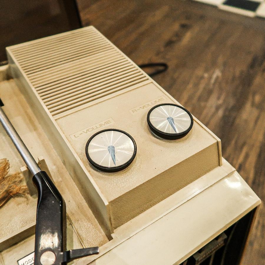 COLUMBIA レコードプレーヤー カセット&レコードプレイヤー 【ジャンク扱い】COLUMBIA W-33T