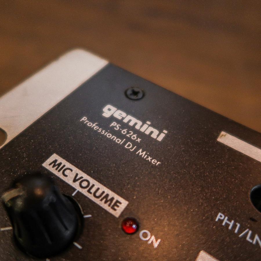 Gemini gemini PS-626x ジェミニ DJミキサー -GRUN SOUND-u513 Gemini gemini PS-626x ジェミニ DJミキサー -GRUN SOUND-u513