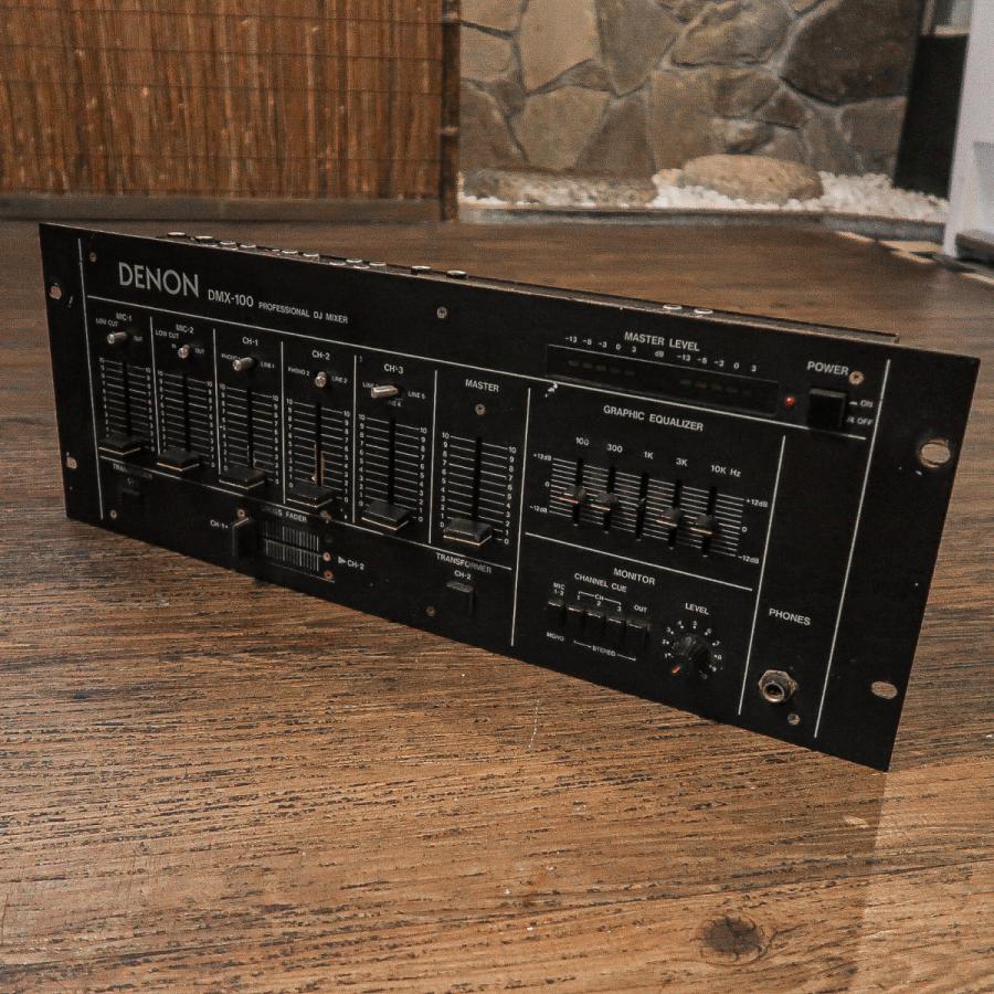 DENON DMX-100 DJミキサー 通電確認済み DENON（デノン） DENON DMX-100 DJミキサー -GRUN SOUND-u939