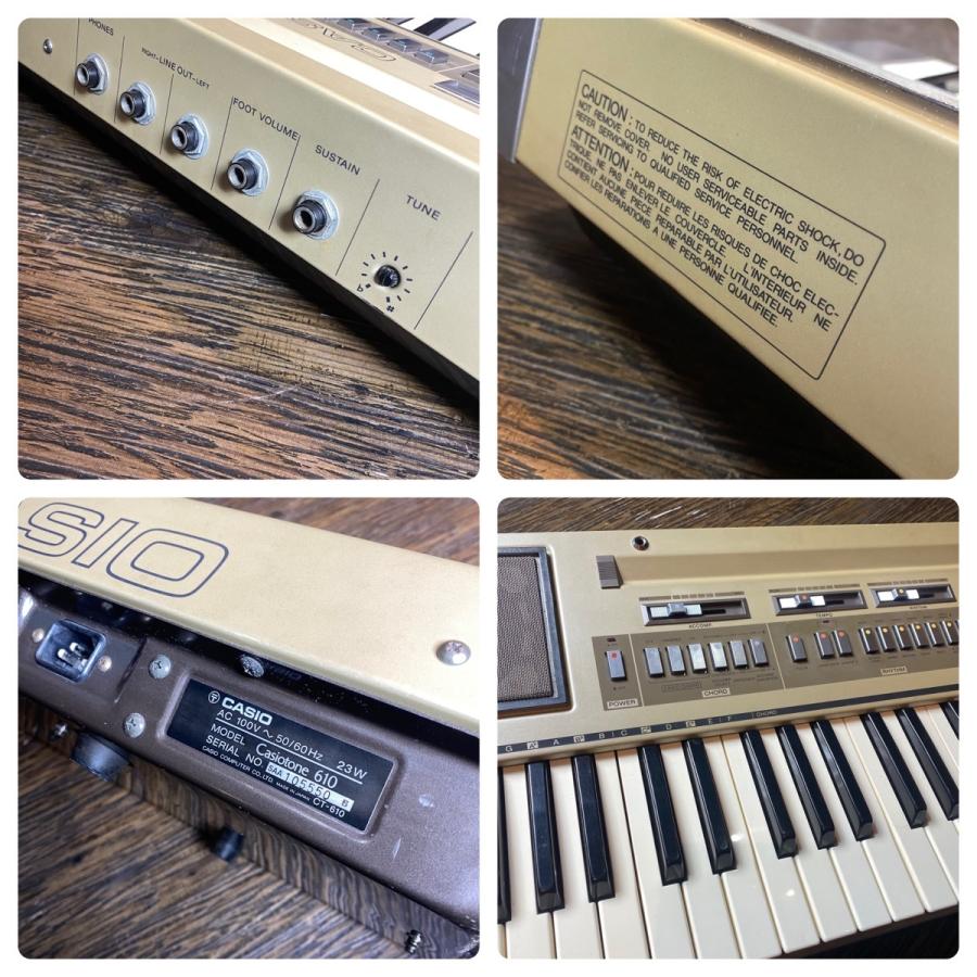 CASIO -RARE- Casiotone 610 Keyboard カシオ シンセサイザー CASIO -RARE- Casiotone 610 Keyboard カシオ シンセサイザー