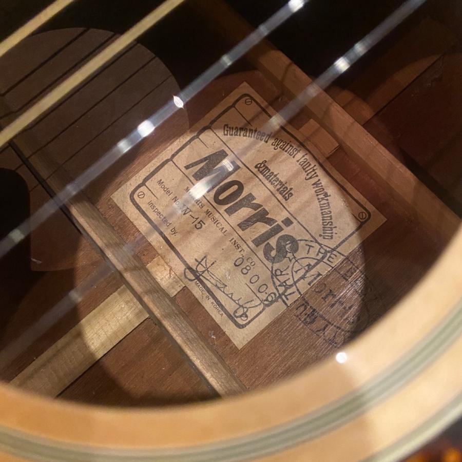 Morris W-15 アコースティックギター 1975年製 Morris W-15 Acoustic Guitar 1975-78 アコースティックギター