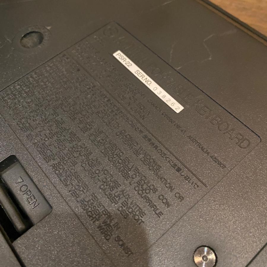 【長期保管品】YAMAHA ヤマハ キーボード PSR-22 箱・取説あり YAMAHA（ヤマハ） YAMAHA PSR-22 Keyboard キーボード -GrunSound-x099