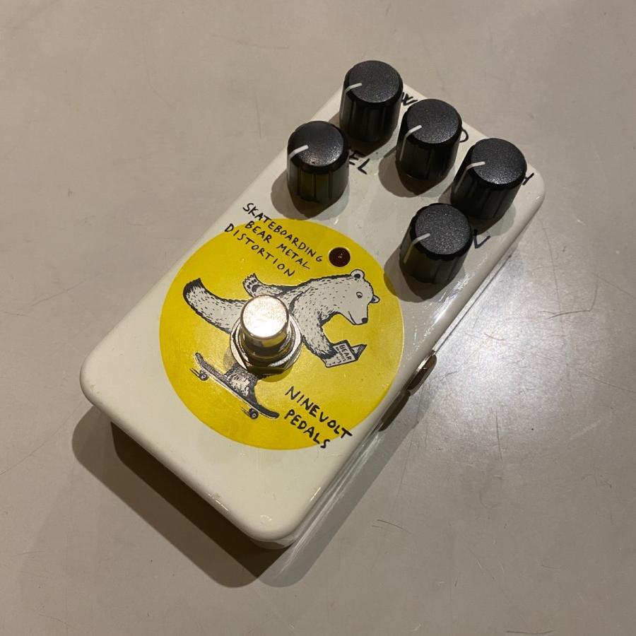 Ninevolt Pedals SKATEBOARDING BEAR METAL DISTORTION Guitar Stomp Box