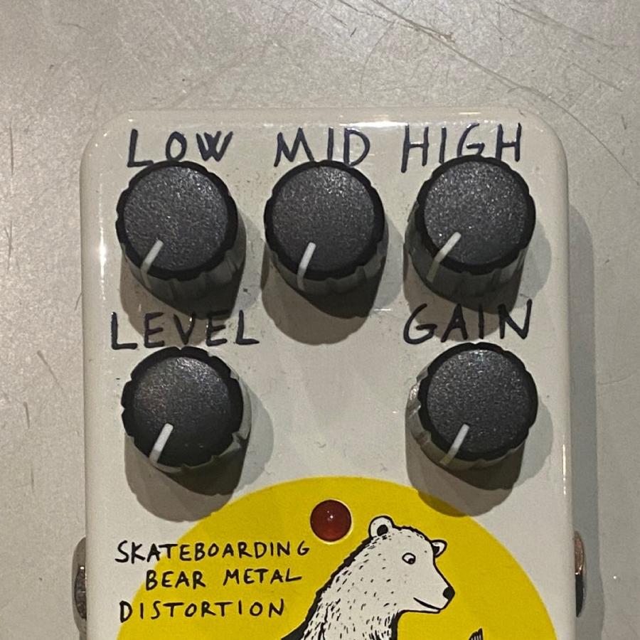 Ninevolt Pedals SKATEBOARDING BEAR METAL DISTORTION Guitar Stomp Box